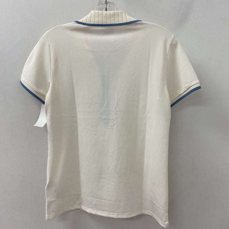 PUMA WOMEN'S ACTIVE TOP off white blue mix S