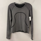 LULULEMON WOMEN'S ACTIVE TOP grey silver mix 10