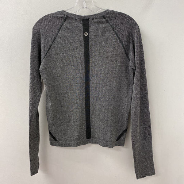 LULULEMON WOMEN'S ACTIVE TOP grey silver mix 10