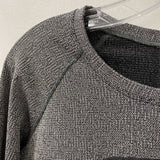 LULULEMON WOMEN'S ACTIVE TOP grey silver mix 10