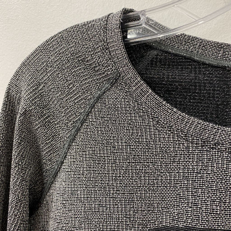 LULULEMON WOMEN'S ACTIVE TOP grey silver mix 10