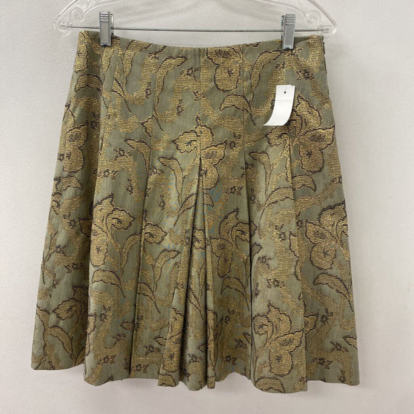 CAMBIO WOMEN'S SKIRT taupe gold mix 8