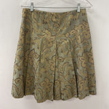 CAMBIO WOMEN'S SKIRT taupe gold mix 8