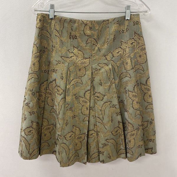 CAMBIO WOMEN'S SKIRT taupe gold mix 8