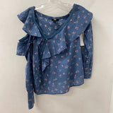 PAIGE WOMEN'S BLOUSE/SHIRT blue pink S