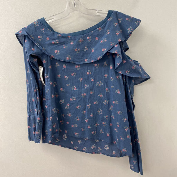 PAIGE WOMEN'S BLOUSE/SHIRT blue pink S