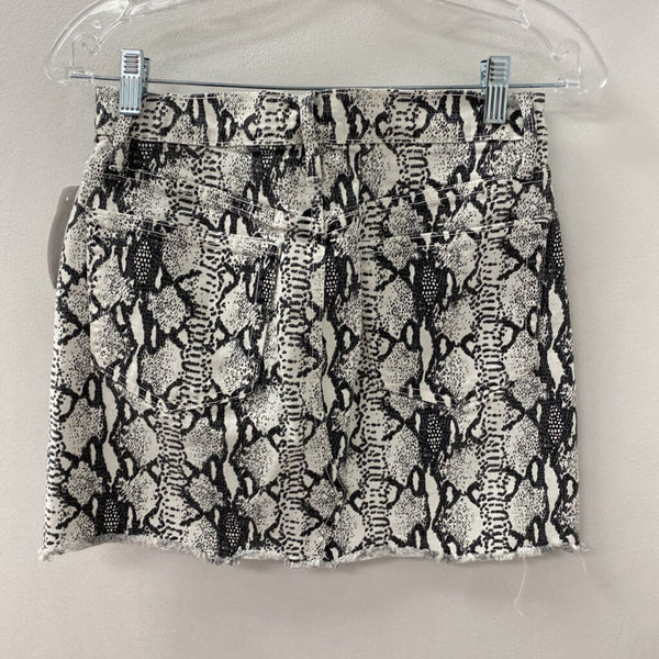 FRAME WOMEN'S SKIRT white black 26