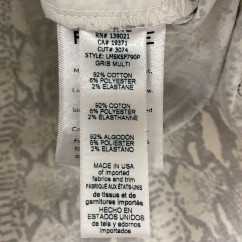 FRAME WOMEN'S SKIRT white black 26