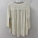 CALIFORNIA MOON RISE WOMEN'S BLOUSE/SHIRT black white XS
