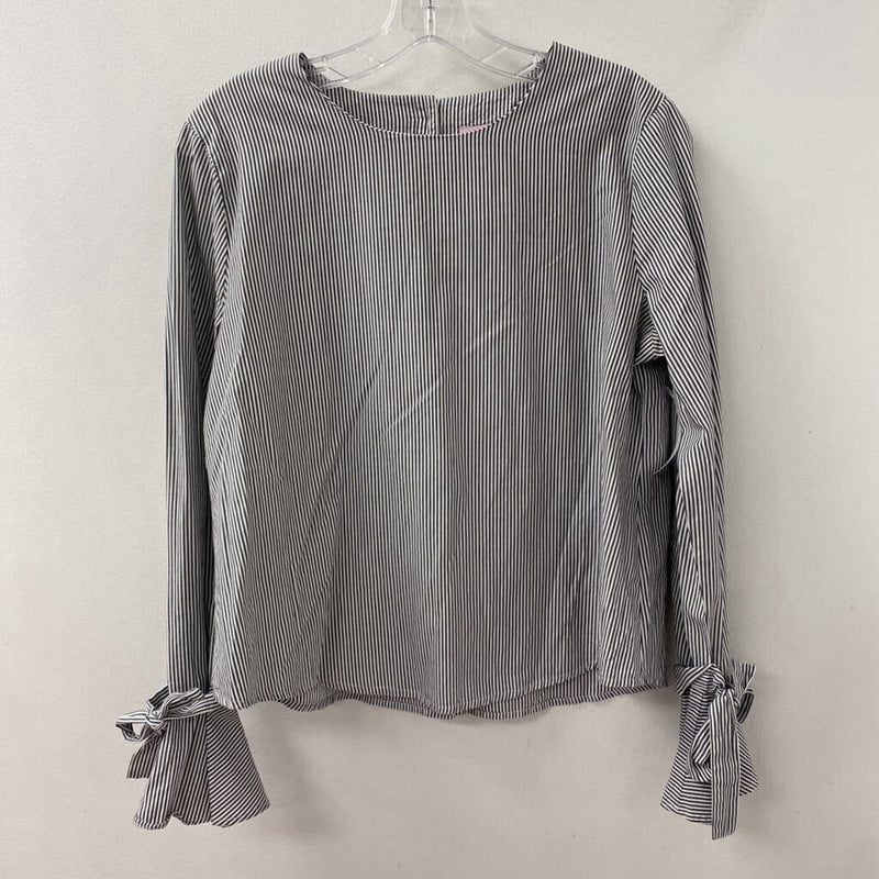 WOMEN'S TOP blue white mix M/L