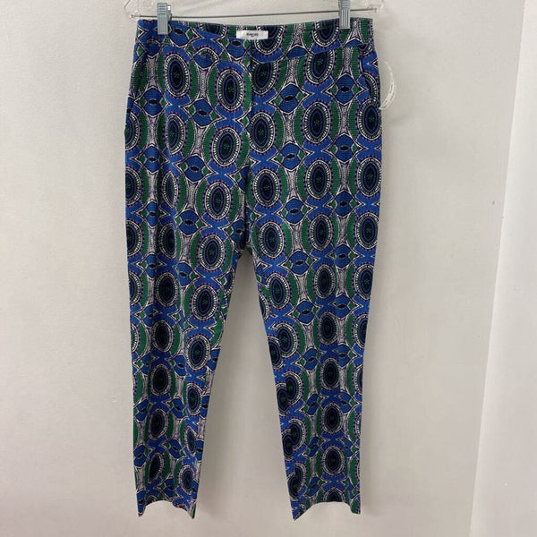 SUNCOO paris WOMEN'S PANTS blue green purple mix M/T2