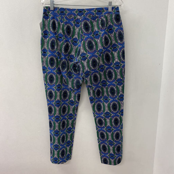 SUNCOO paris WOMEN'S PANTS blue green purple mix M/T2