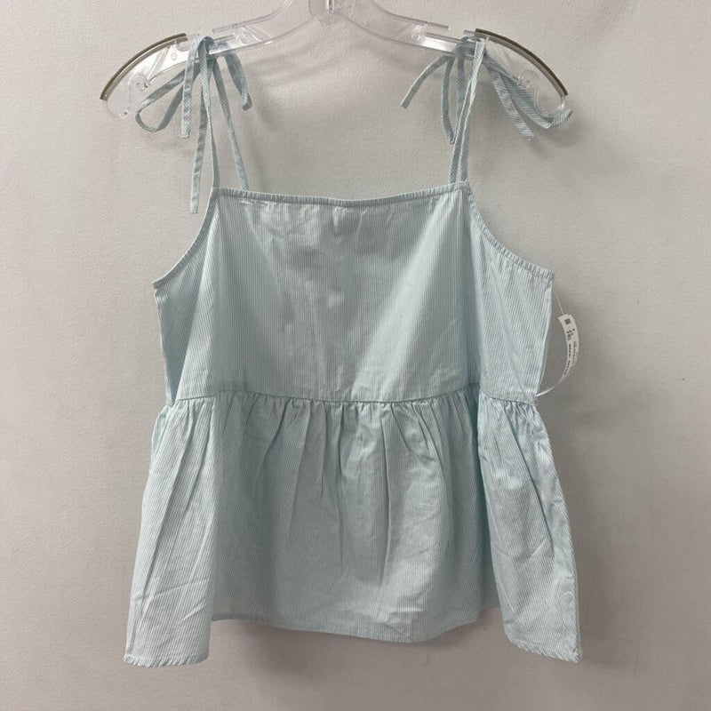 SELECTED FEMME WOMEN'S TOP blue white mix M/38
