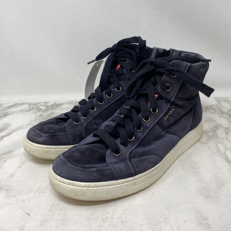 PRADA WOMEN'S SNEAKERS navy 11ish