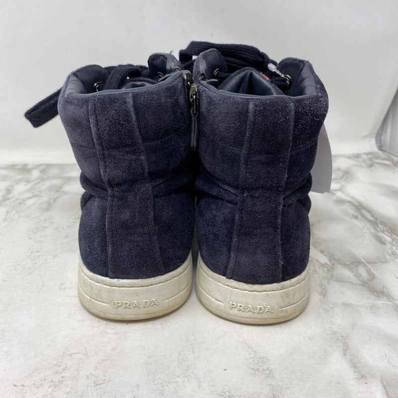 PRADA WOMEN'S SNEAKERS navy 11ish