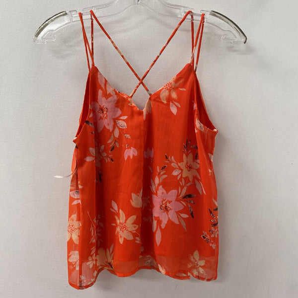 VERO MODA WOMEN'S TANK/CAMI orange pink mix S