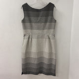 LIDA BADAY WOMEN'S DRESS cream black 14