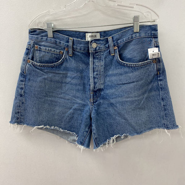 AGOLDE WOMEN'S SHORTS blue S/29