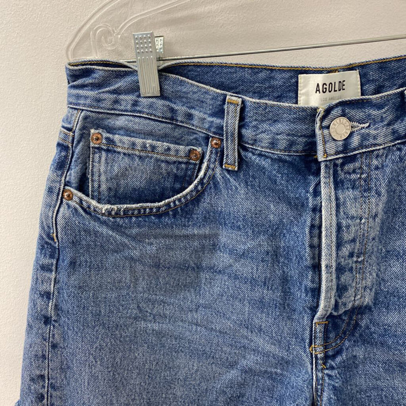 AGOLDE WOMEN'S SHORTS blue S/29