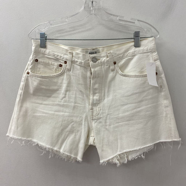 AGOLDE WOMEN'S SHORTS cream S/29