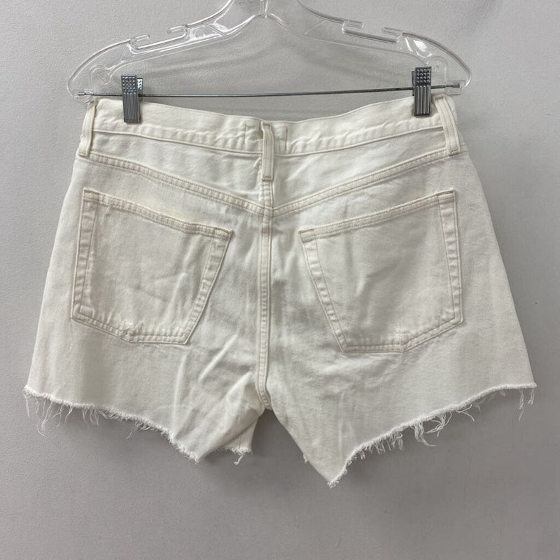 AGOLDE WOMEN'S SHORTS cream S/29