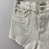 AGOLDE WOMEN'S SHORTS cream S/29