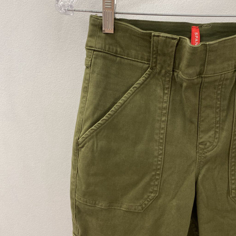 SPANX WOMEN'S PANTS olive green M