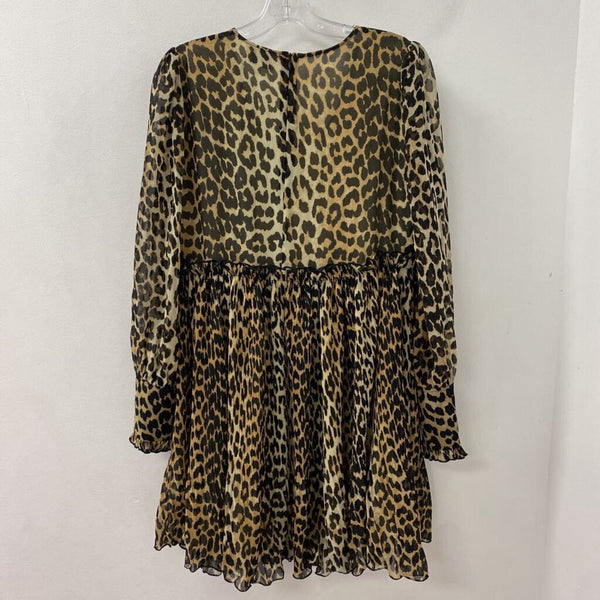 ganni WOMEN'S DRESS animal print M/L