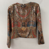 VERONICA BEARD WOMEN'S TOP beige red orange 12