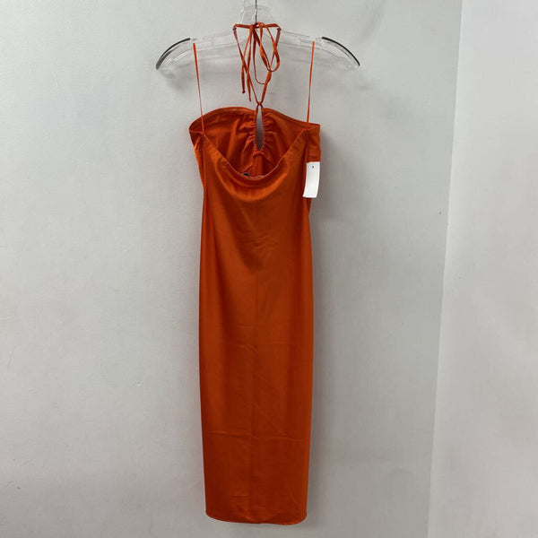 ABERCROMBIE & FITCH WOMEN'S DRESS orange S