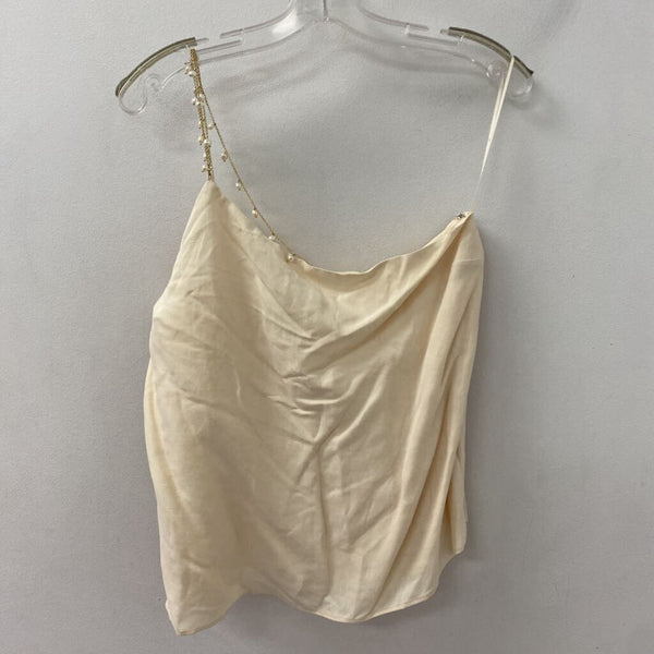 CAMI NYC WOMEN'S BLOUSE/SHIRT cream L