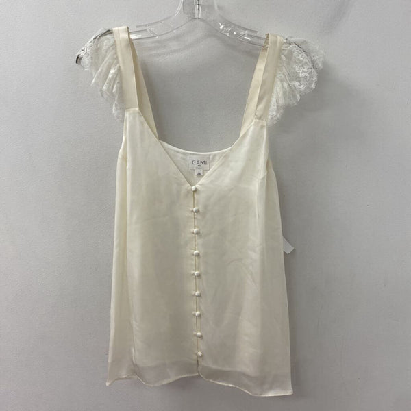 CAMI NYC WOMEN'S BLOUSE/SHIRT ivory L