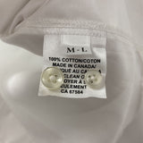 t line WOMEN'S BLOUSE/SHIRT white M/L