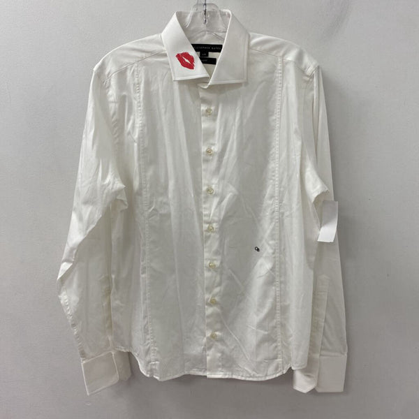 CHRISTOPHER BATES WOMEN'S BLOUSE/SHIRT white red L