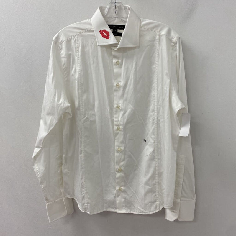 CHRISTOPHER BATES WOMEN'S BLOUSE/SHIRT white red L