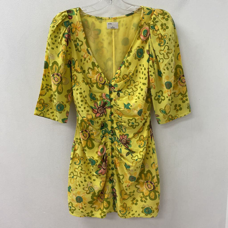 Le Fou WOMEN'S DRESS yellow green pink 0