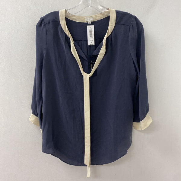 BABATON WOMEN'S BLOUSE/SHIRT grey cream S