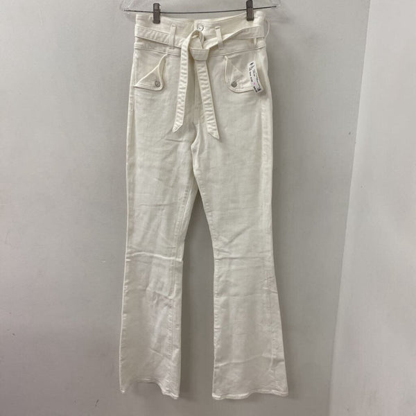VERONICA BEARD WOMEN'S JEANS white S/29