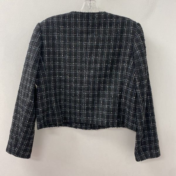 Club Monaco WOMEN'S BLAZER/JACKET black blue white 10
