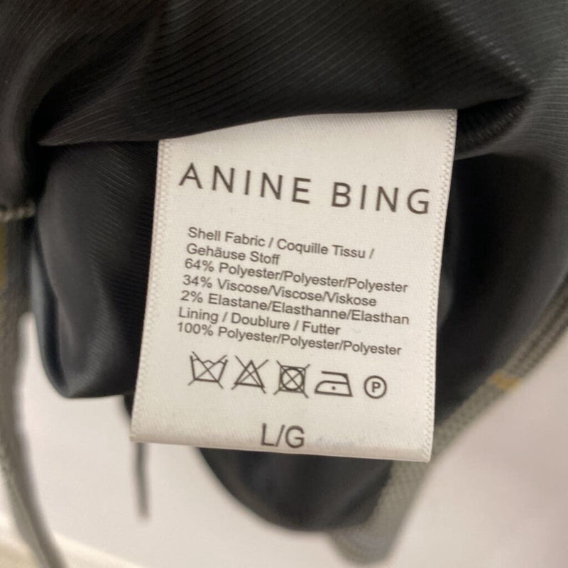 ANINE BING WOMEN'S BLAZER/JACKET black white yellow blue L