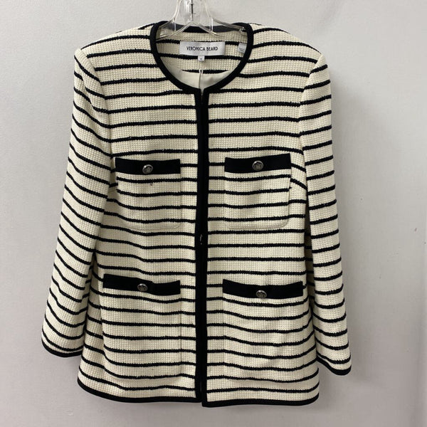 VERONICA BEARD WOMEN'S BLAZER/JACKET black cream 10