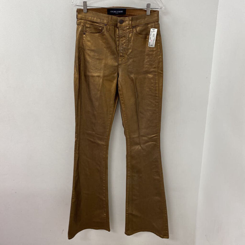 VERONICA BEARD WOMEN'S JEANS gold S/29