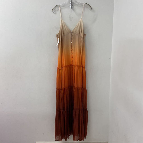 CAMI NYC WOMEN'S DRESS orange cream L