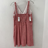 ABERCROMBIE & FITCH WOMEN'S DRESS red white XL