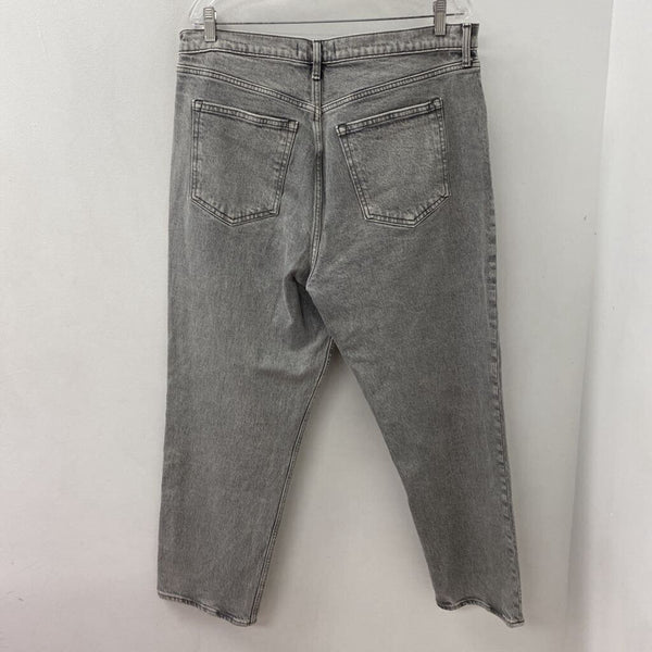 ABERCROMBIE & FITCH WOMEN'S JEANS grey 33 curve