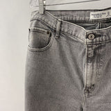 ABERCROMBIE & FITCH WOMEN'S JEANS grey 33 curve