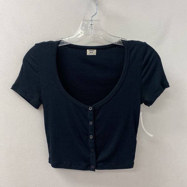 SUNDAY BEST WOMEN'S T-SHIRT black XS