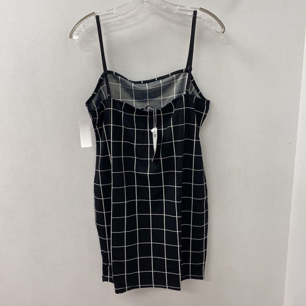 YOINS WOMEN'S DRESS black white mix L/XL