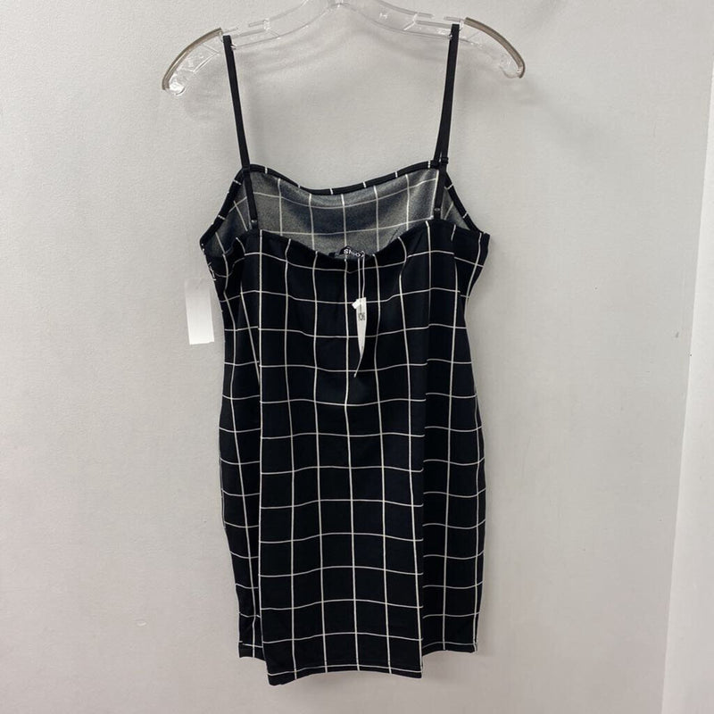 YOINS WOMEN'S DRESS black white mix L/XL