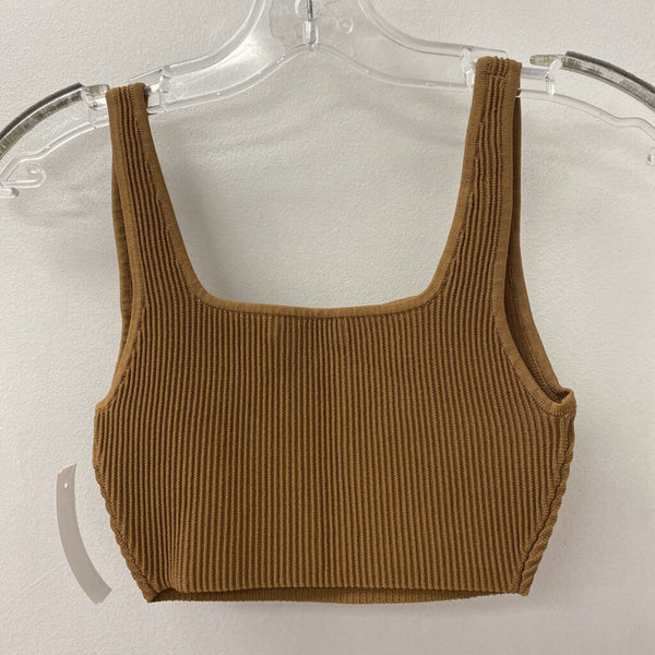 BABATON WOMEN'S TOP medium brown XS
